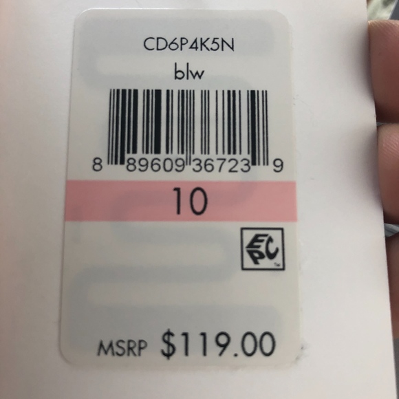 Calvin Klein Short Sleeve Stripe Dress/Flattering - Picture 3 of 3